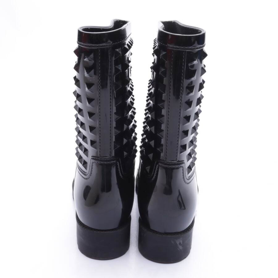 Image 3 of Rockstud Rain Boots EUR 39 Black in color Black | Vite EnVogue