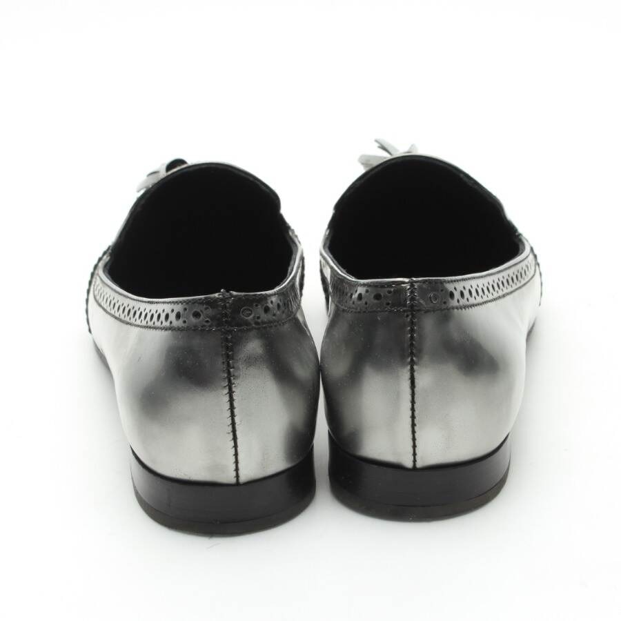 Image 3 of Loafers EUR 38.5 Silver in color Metallic | Vite EnVogue