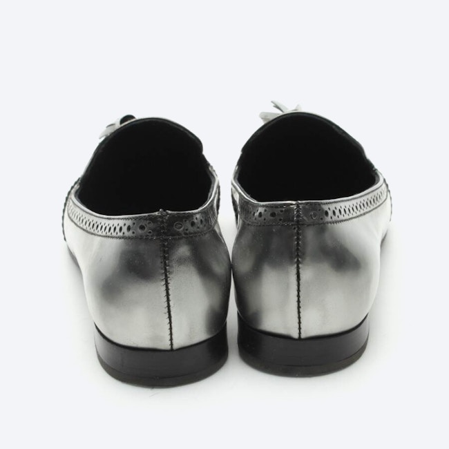 Image 3 of Loafers EUR 38.5 Silver in color Metallic | Vite EnVogue