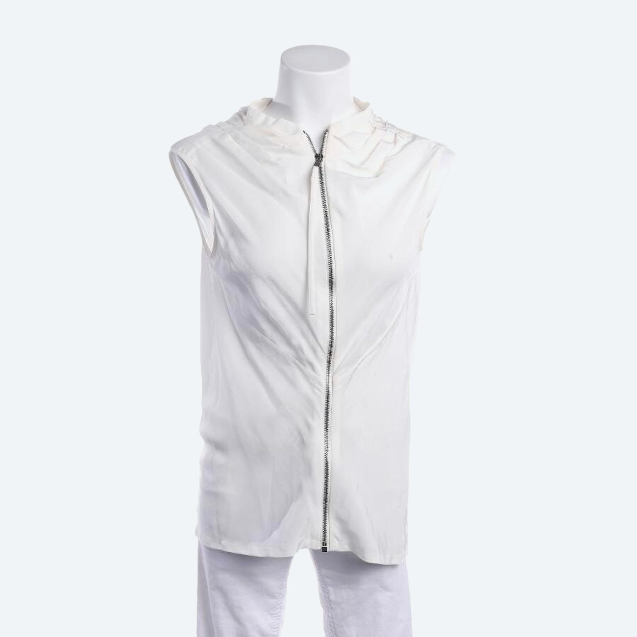 Image 1 of Silk Top 36 White in color White | Vite EnVogue