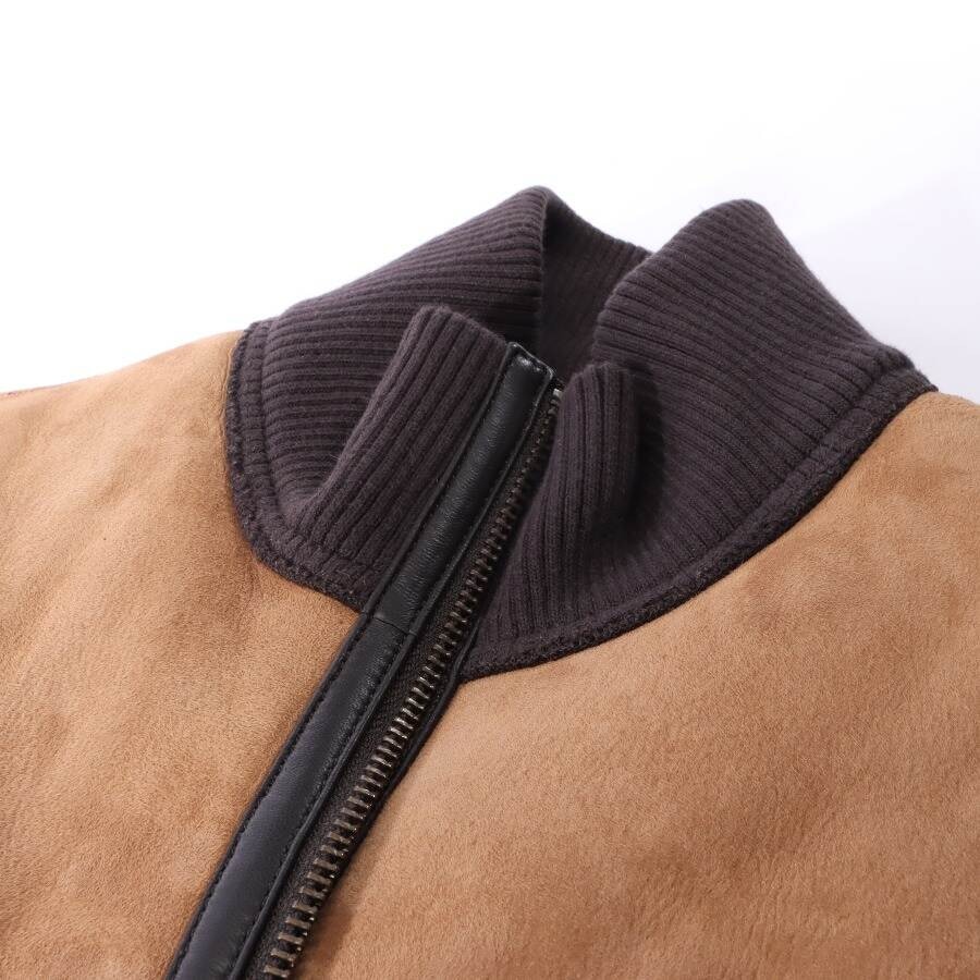 Image 3 of Leather Vest L Brown in color Brown | Vite EnVogue