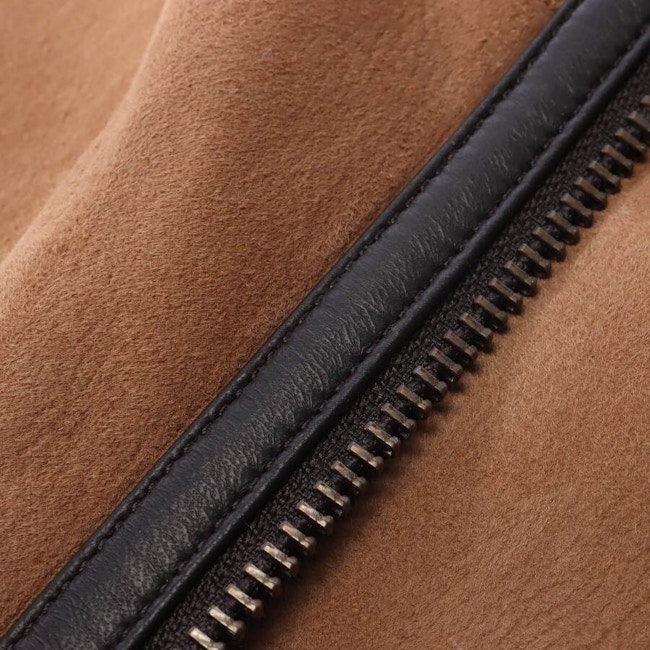 Image 4 of Leather Vest L Brown in color Brown | Vite EnVogue