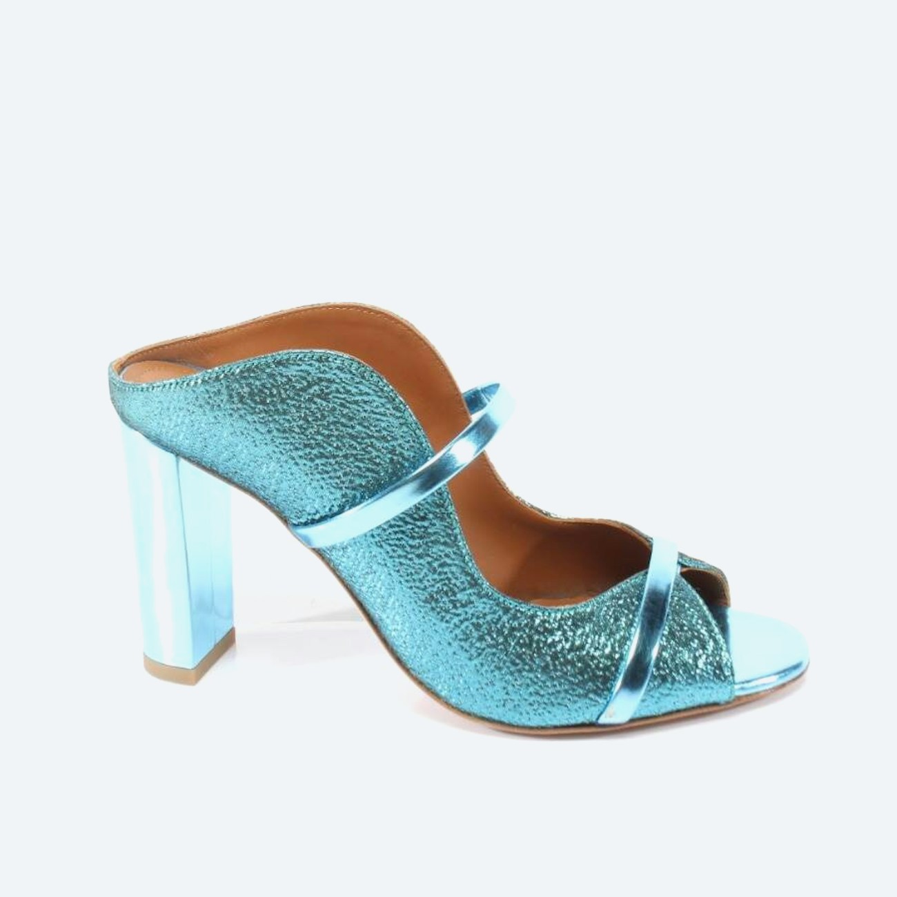 Image 1 of Heeled Sandals EUR 37 Turquoise in color Blue | Vite EnVogue