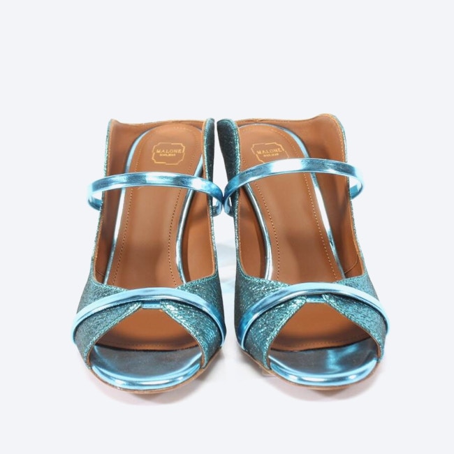 Image 2 of Heeled Sandals EUR 37 Turquoise in color Blue | Vite EnVogue