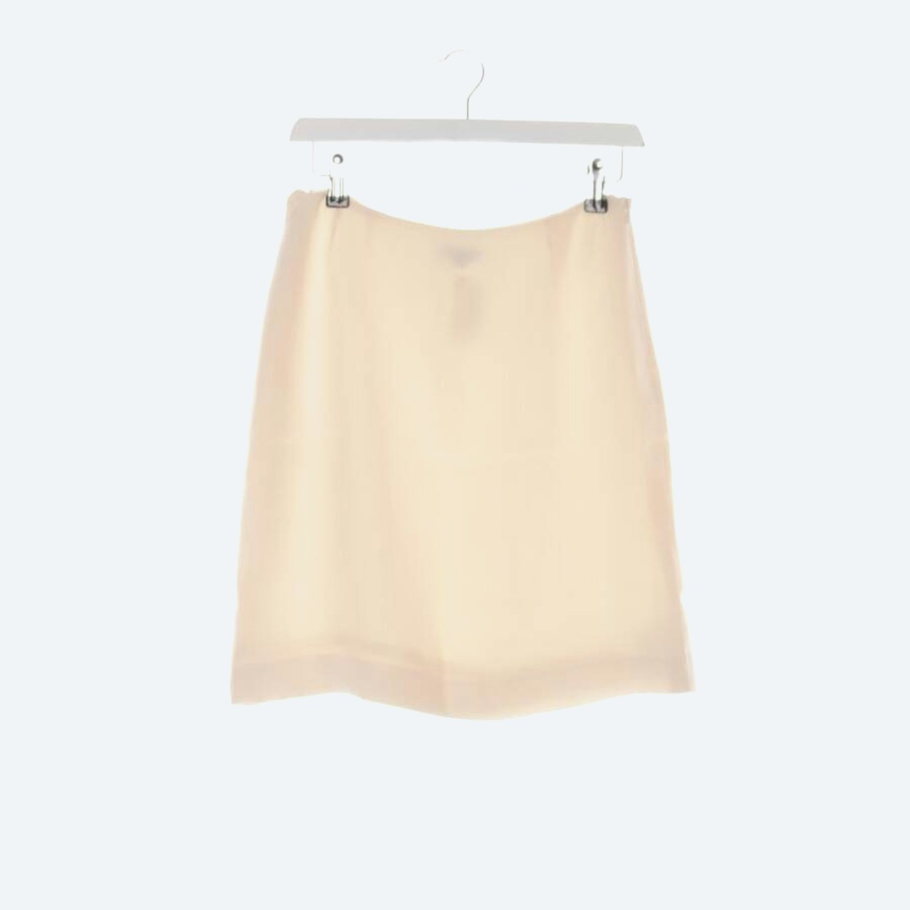 Image 1 of Silk Skirt 34 Cream in color White | Vite EnVogue