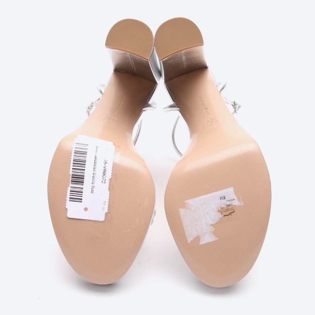 Image 4 of Heeled Sandals EUR 40 Silver in color Metallic | Vite EnVogue
