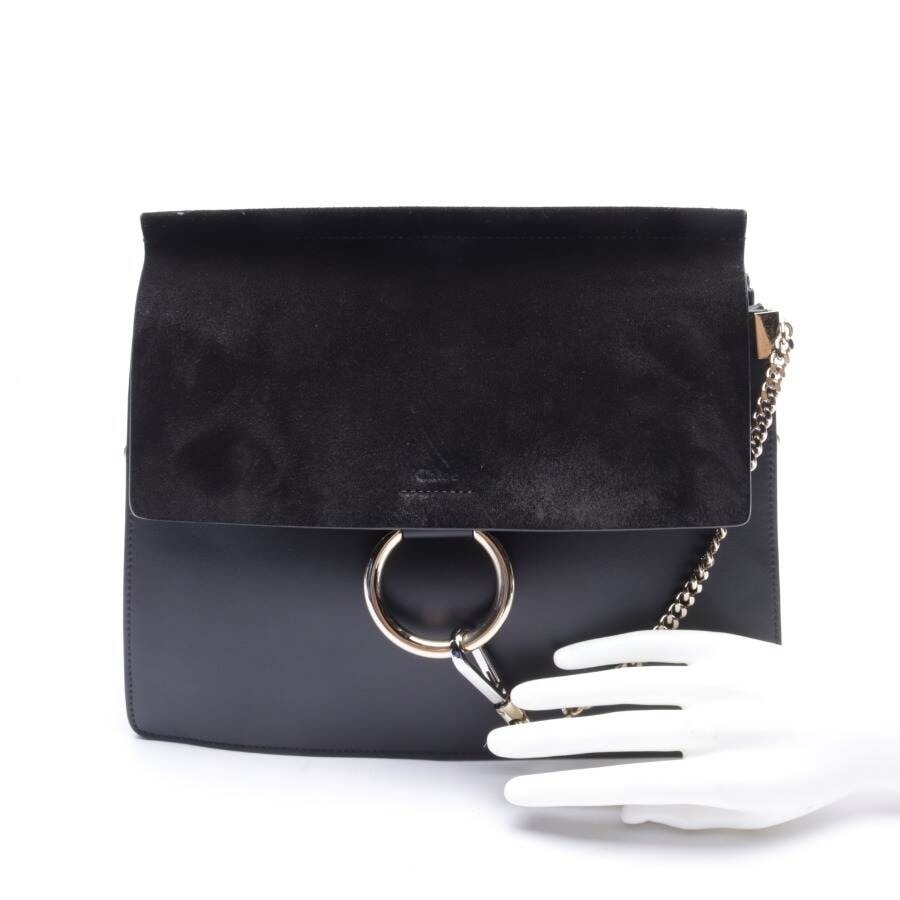 Image 4 of Faye medium Crossbody Bag Black in color Black | Vite EnVogue