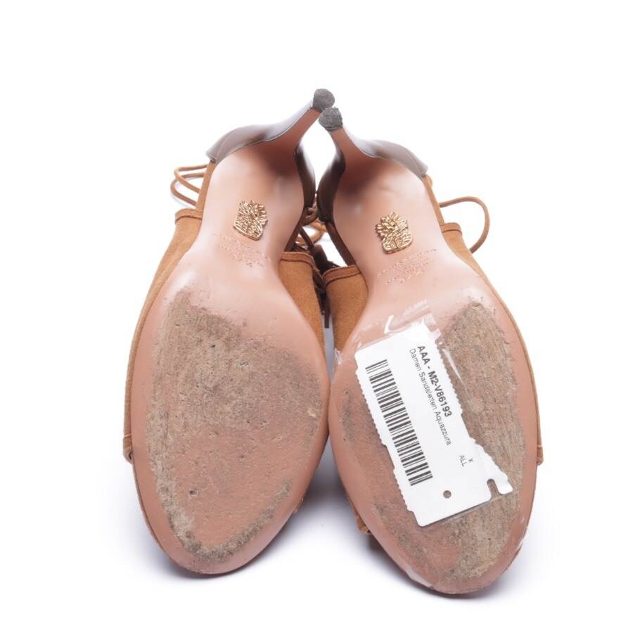 Image 4 of Heeled Sandals EUR 37.5 Brown in color Brown | Vite EnVogue