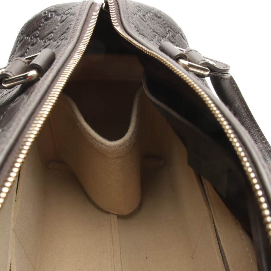 Image 5 of Boston Handbag Dark Brown in color Brown | Vite EnVogue