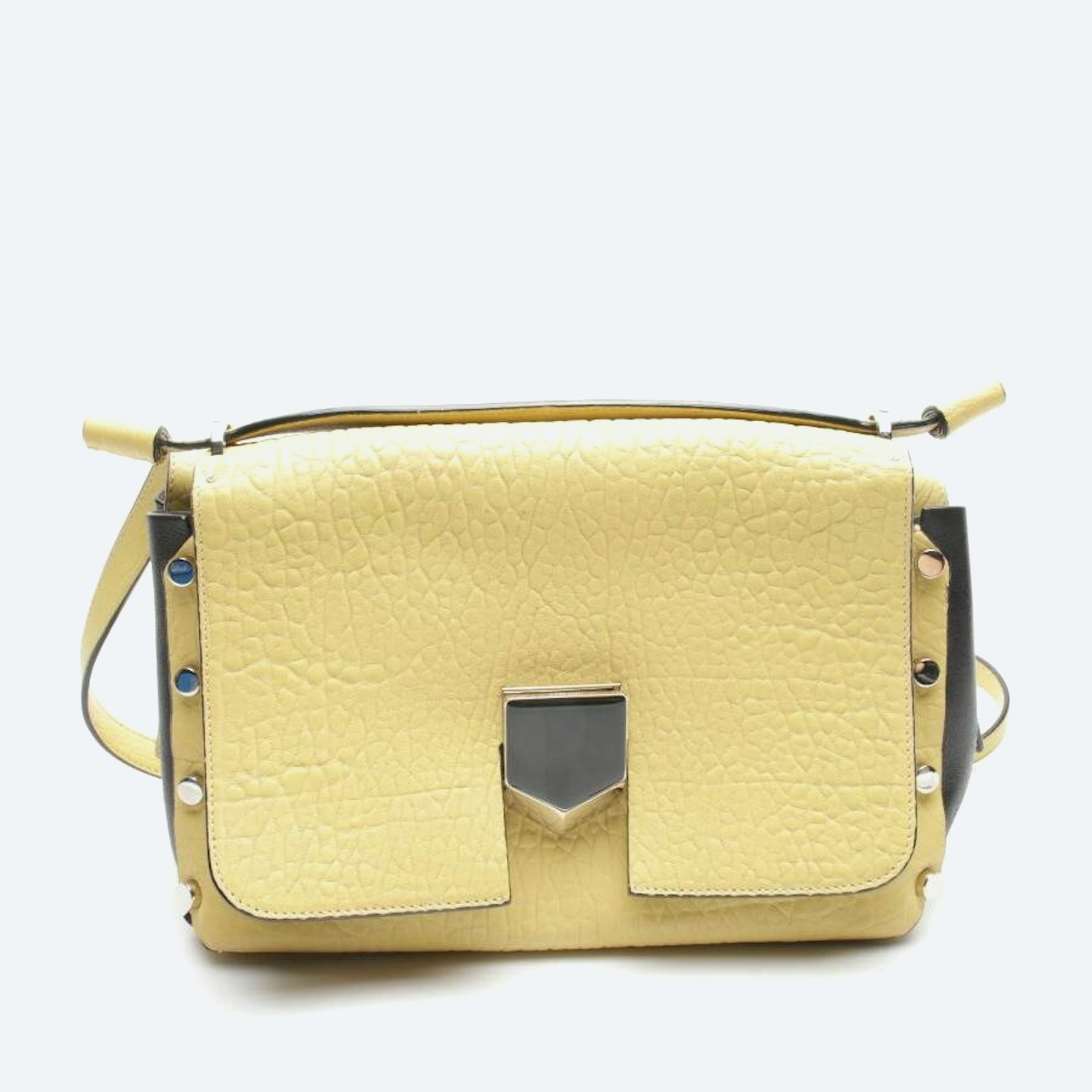 Image 1 of Crossbody Bag Pastel Yellow in color Yellow | Vite EnVogue