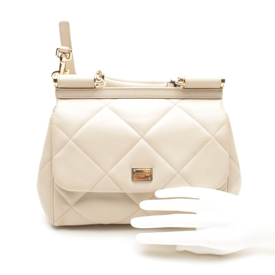 Image 4 of Sicily Handbag Beige in color White | Vite EnVogue