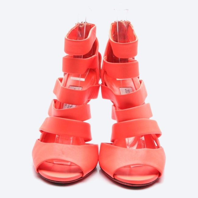 Image 2 of Heeled Sandals EUR 37 Neon Orange in color Neon | Vite EnVogue