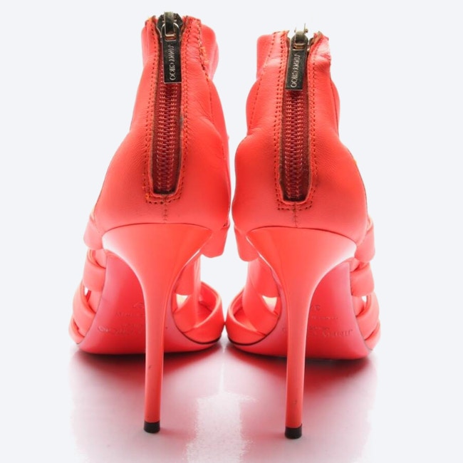 Image 3 of Heeled Sandals EUR 37 Neon Orange in color Neon | Vite EnVogue