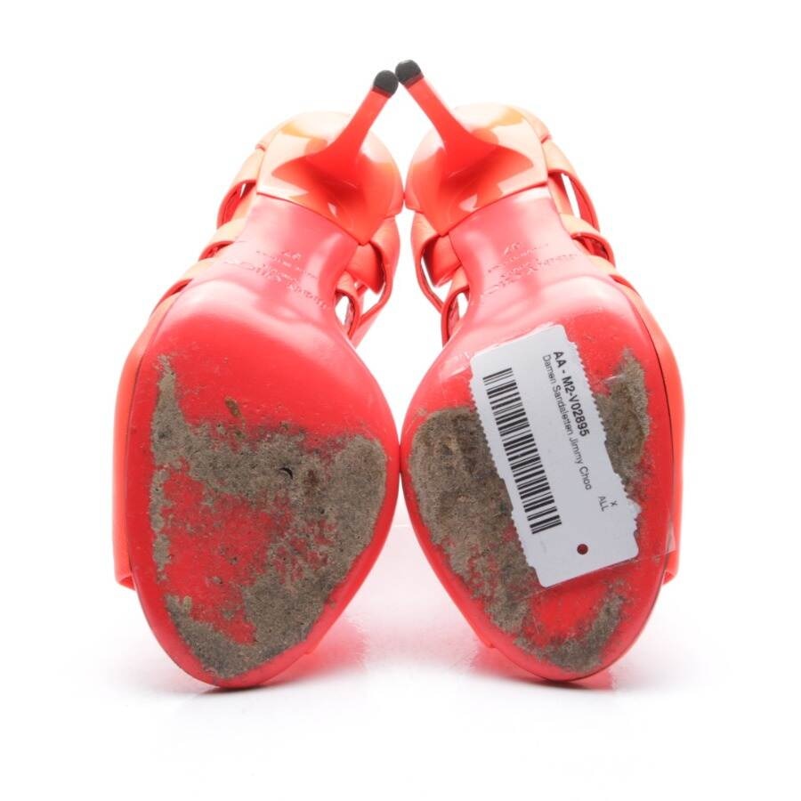 Image 4 of Heeled Sandals EUR 37 Neon Orange in color Neon | Vite EnVogue