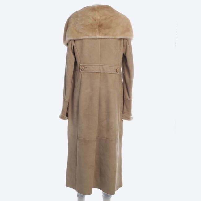 Image 2 of Leather Coat 38 Light Brown in color Brown | Vite EnVogue