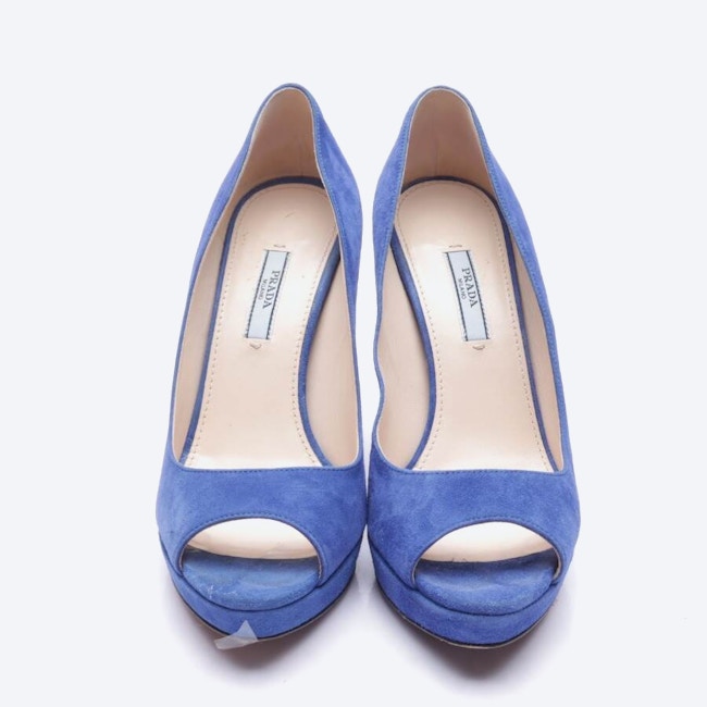 Image 2 of Peep Toes EUR 37.5 Blue in color Blue | Vite EnVogue