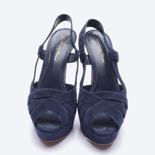 Image 2 of Heeled Sandals EUR 37.5 Navy in color Blue | Vite EnVogue