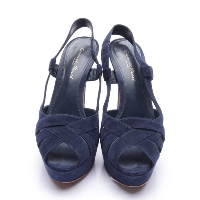 Heeled Sandals EUR 37.5 Navy | Vite EnVogue