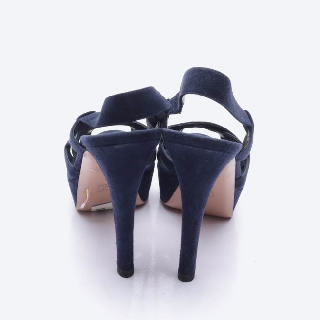 Image 3 of Heeled Sandals EUR 37.5 Navy in color Blue | Vite EnVogue