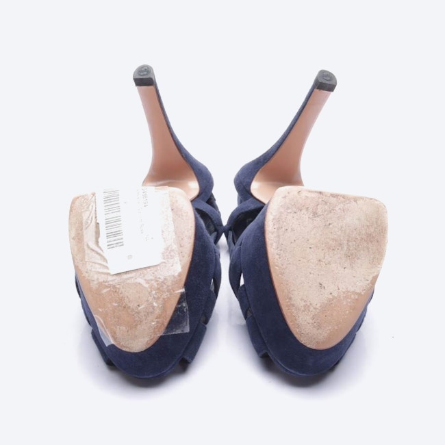 Image 4 of Heeled Sandals EUR 37.5 Navy in color Blue | Vite EnVogue