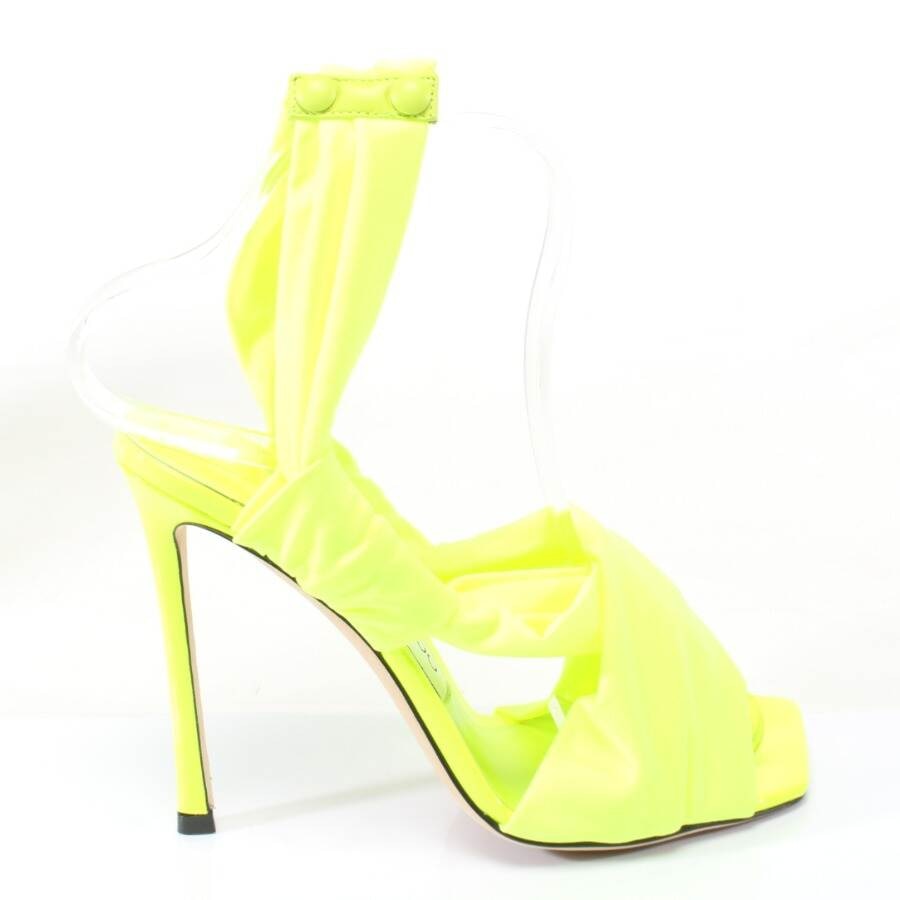 Image 1 of Heeled Sandals EUR 37 Neon Yellow in color Neon | Vite EnVogue