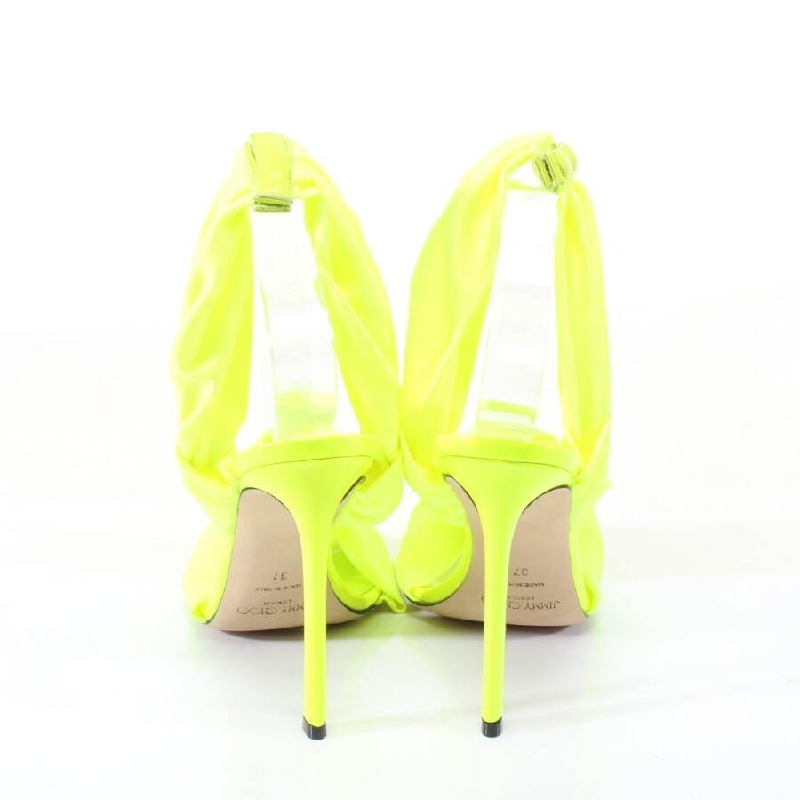 Image 3 of Heeled Sandals EUR 37 Neon Yellow in color Neon | Vite EnVogue