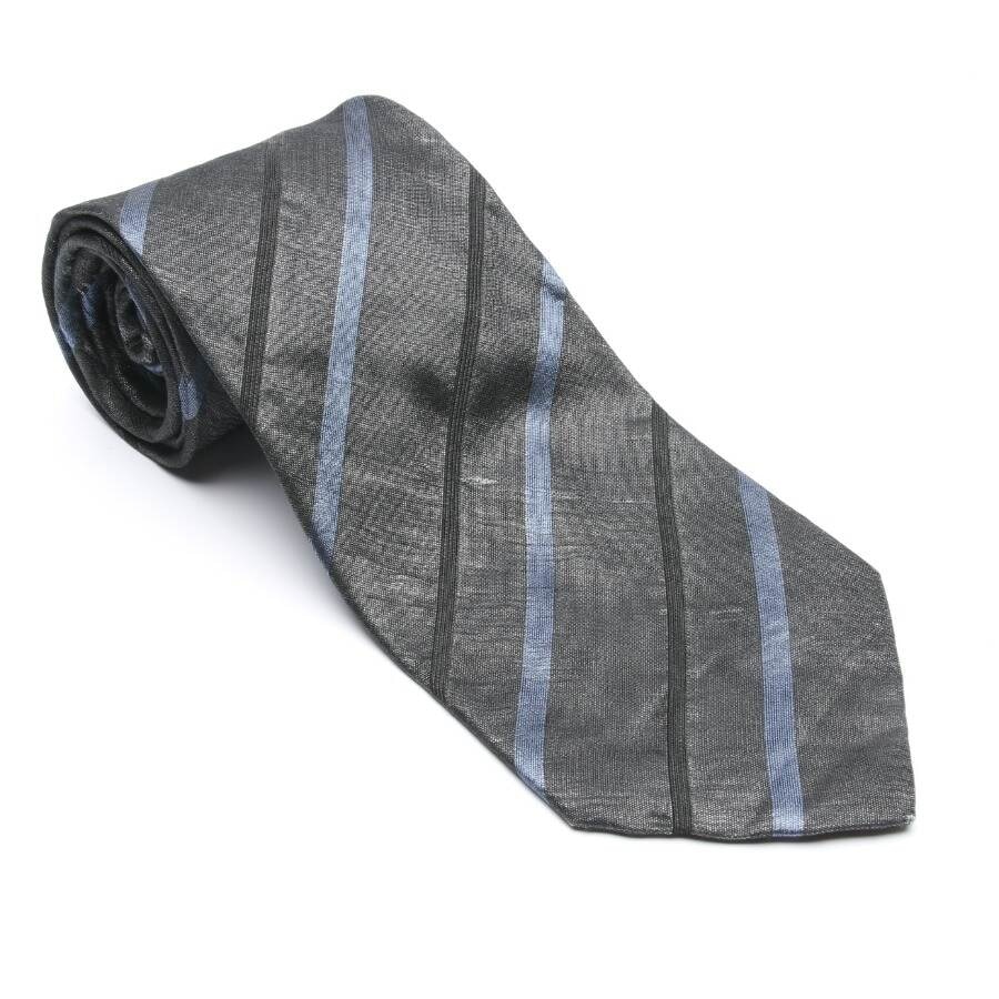 Image 1 of Silk Tie Dark Gray in color Gray | Vite EnVogue