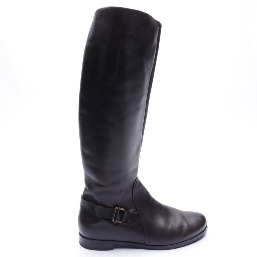 Image 1 of Boots EUR 40 Dark Brown in color Brown | Vite EnVogue