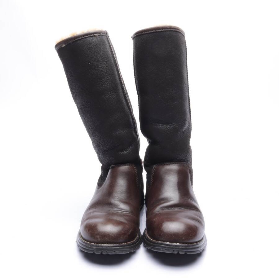 Image 2 of Winter Boots EUR 37 Dark Brown in color Brown | Vite EnVogue
