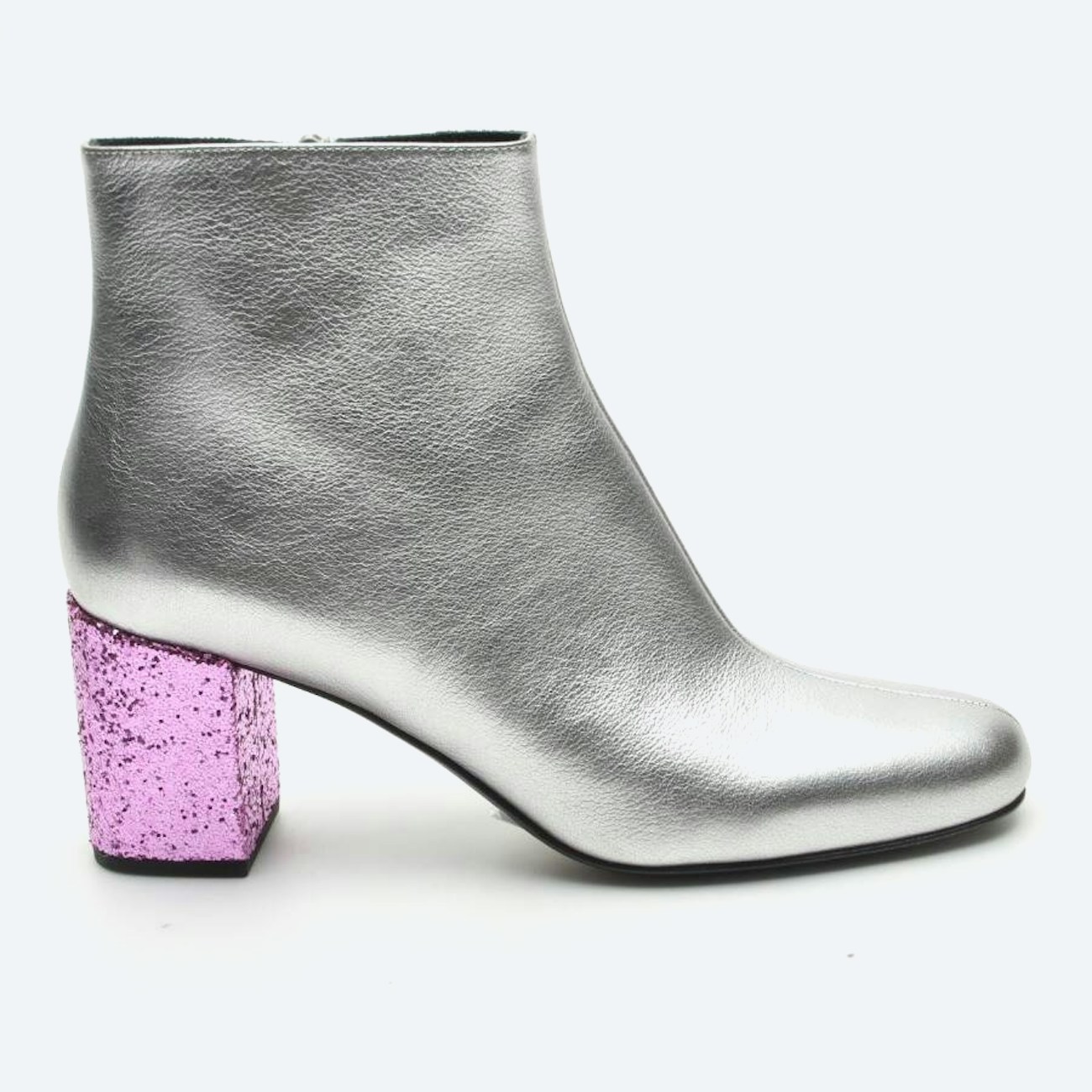Image 1 of Ankle Boots EUR 39.5 Silver in color Metallic | Vite EnVogue