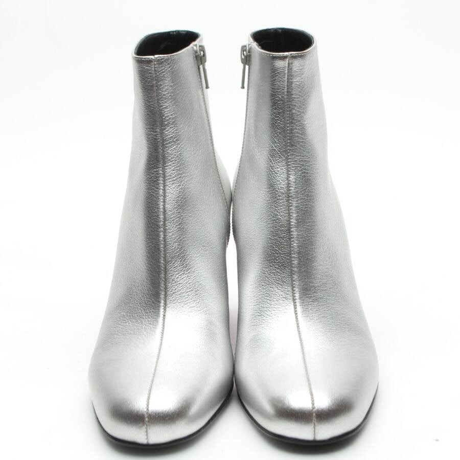 Image 2 of Ankle Boots EUR 39.5 Silver in color Metallic | Vite EnVogue