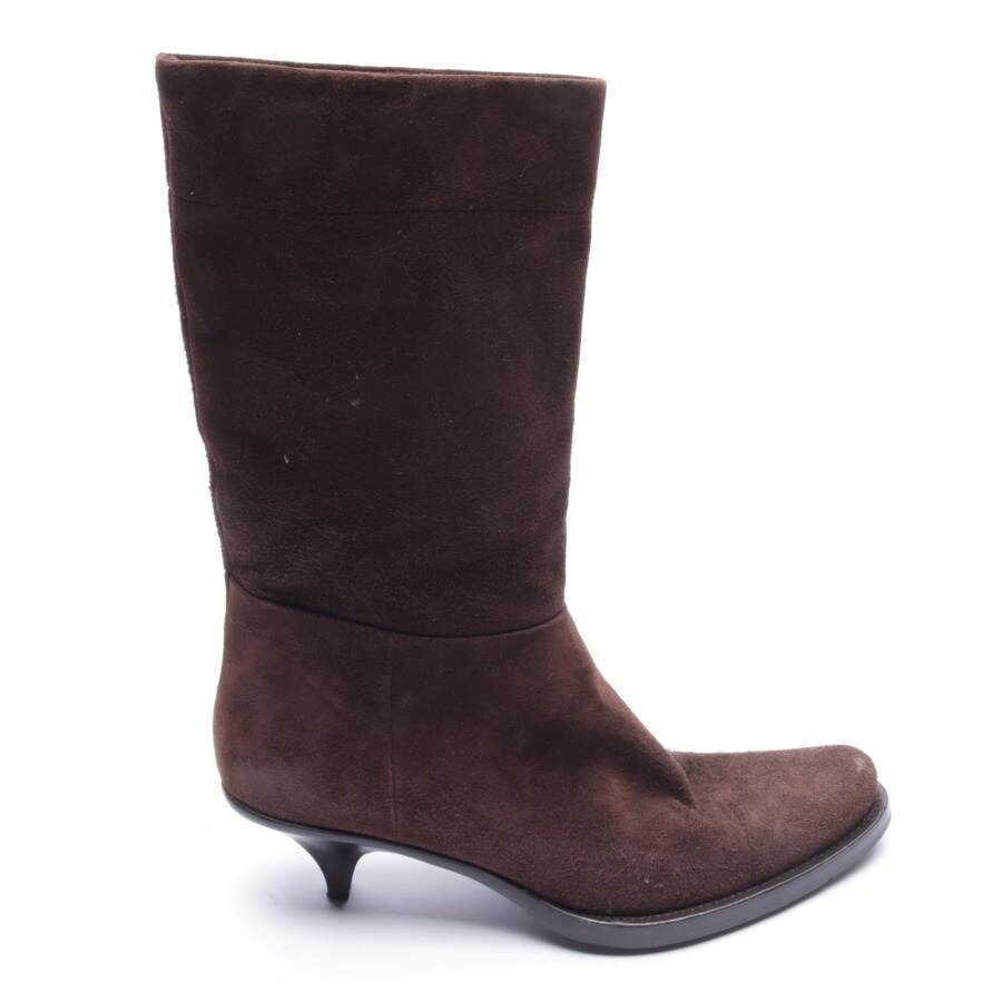 Image 1 of Ankle Boots EUR 36.5 Dark Brown in color Brown | Vite EnVogue