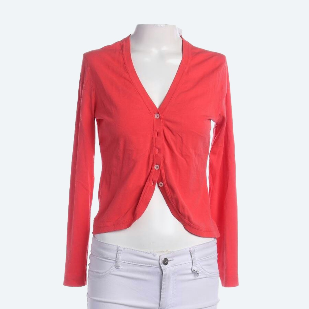 Image 1 of Cardigan M Light Red in color Red | Vite EnVogue