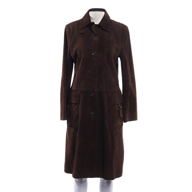 Image 1 of Leather Coat 38 Dark Brown | Vite EnVogue