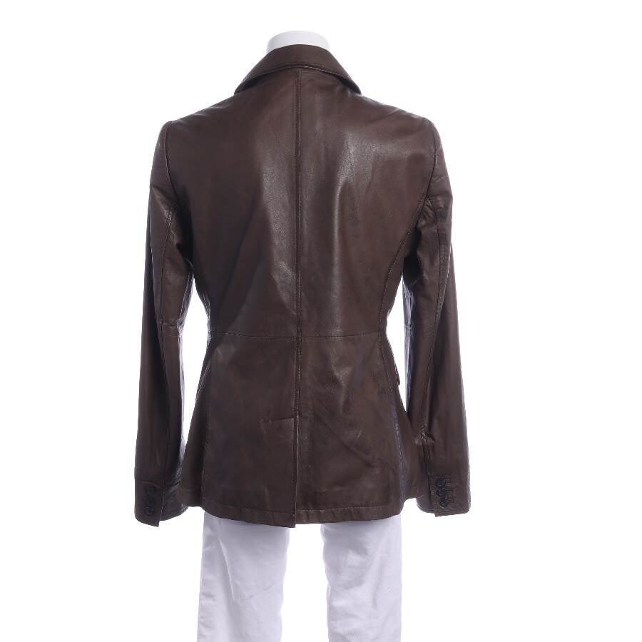 Image 2 of LeatherJacket 40 Brown in color Brown | Vite EnVogue