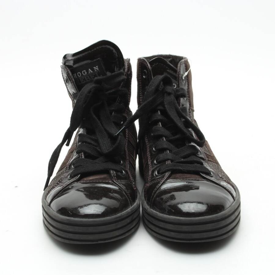 Image 2 of High-Top Sneakers EUR 37.5 Dark Brown in color Brown | Vite EnVogue