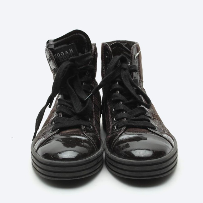 Image 2 of High-Top Sneakers EUR 37.5 Dark Brown in color Brown | Vite EnVogue