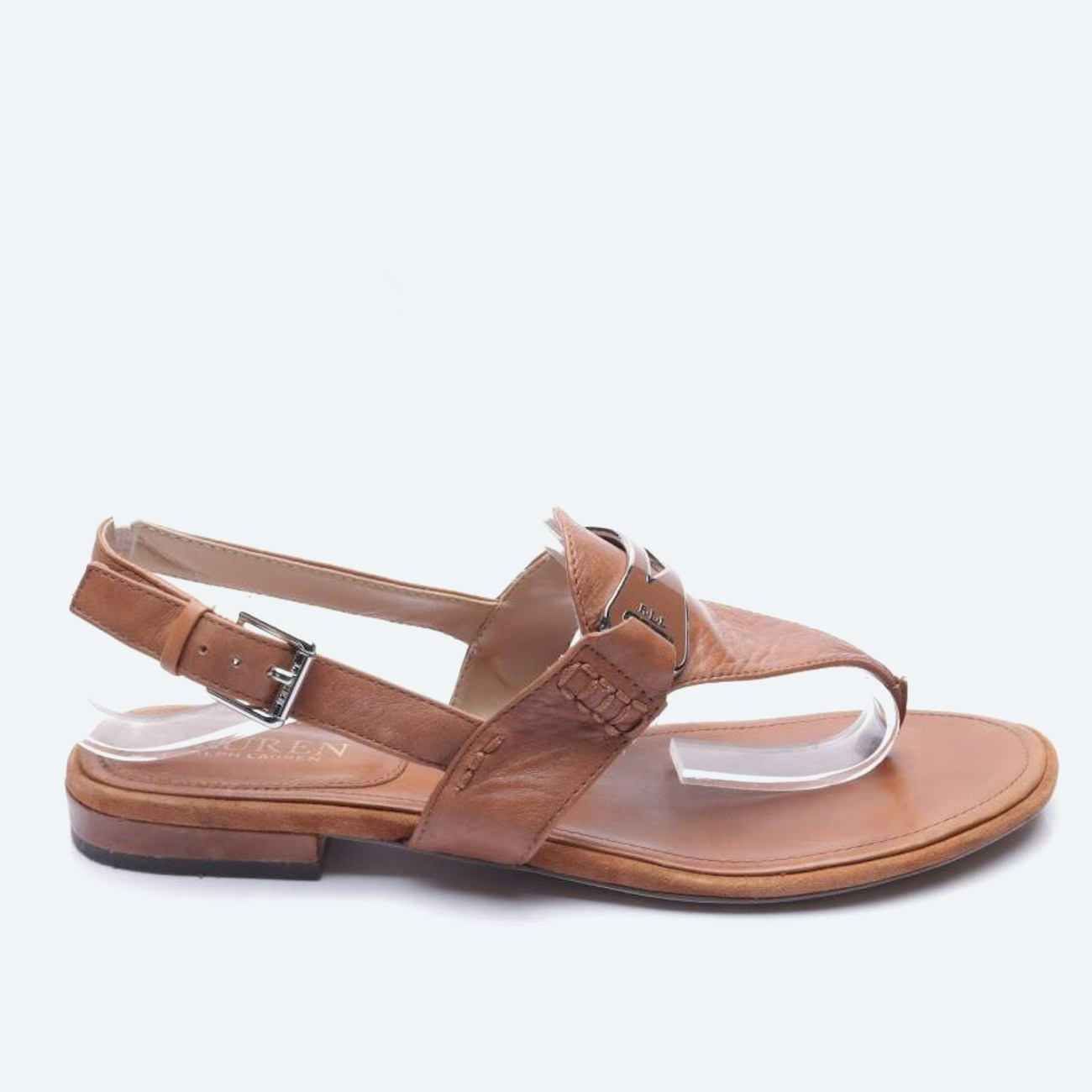 Image 1 of Sandals EUR 40 Light Brown in color Brown | Vite EnVogue