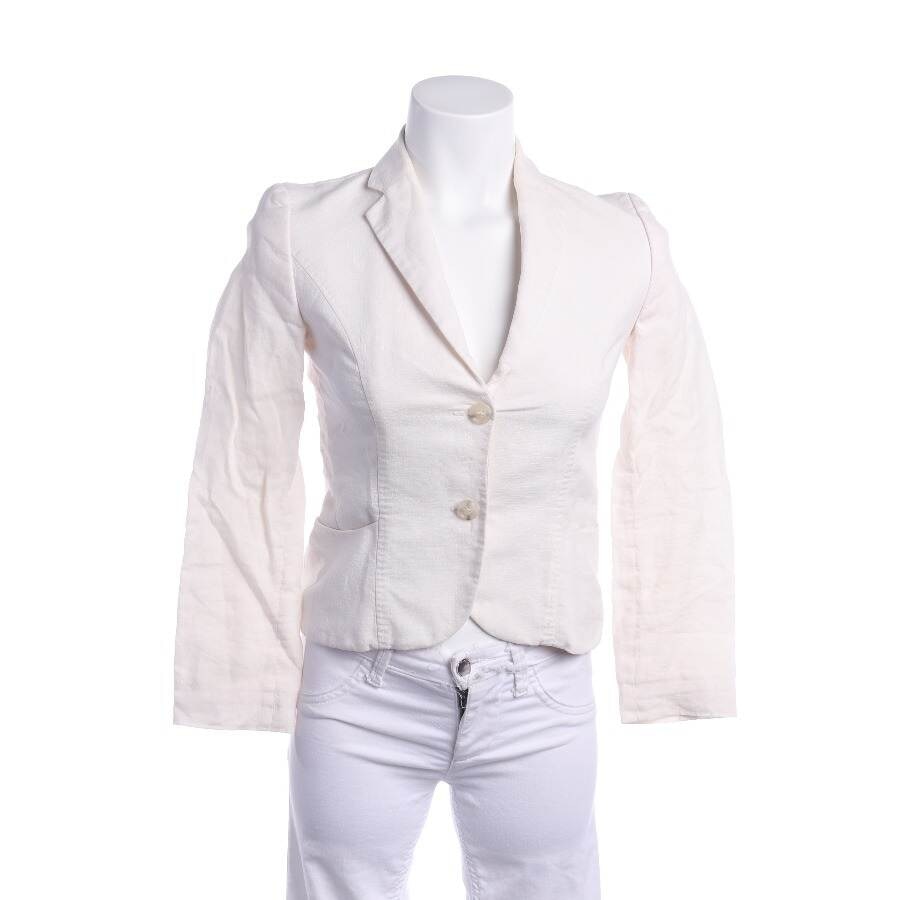 Image 1 of Linen Blazer 32 White in color White | Vite EnVogue