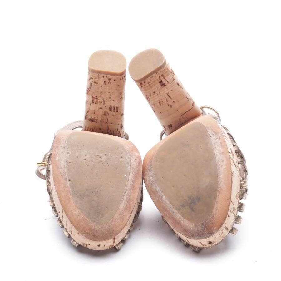 Image 4 of Heeled Sandals EUR38 Copper in color Metallic | Vite EnVogue