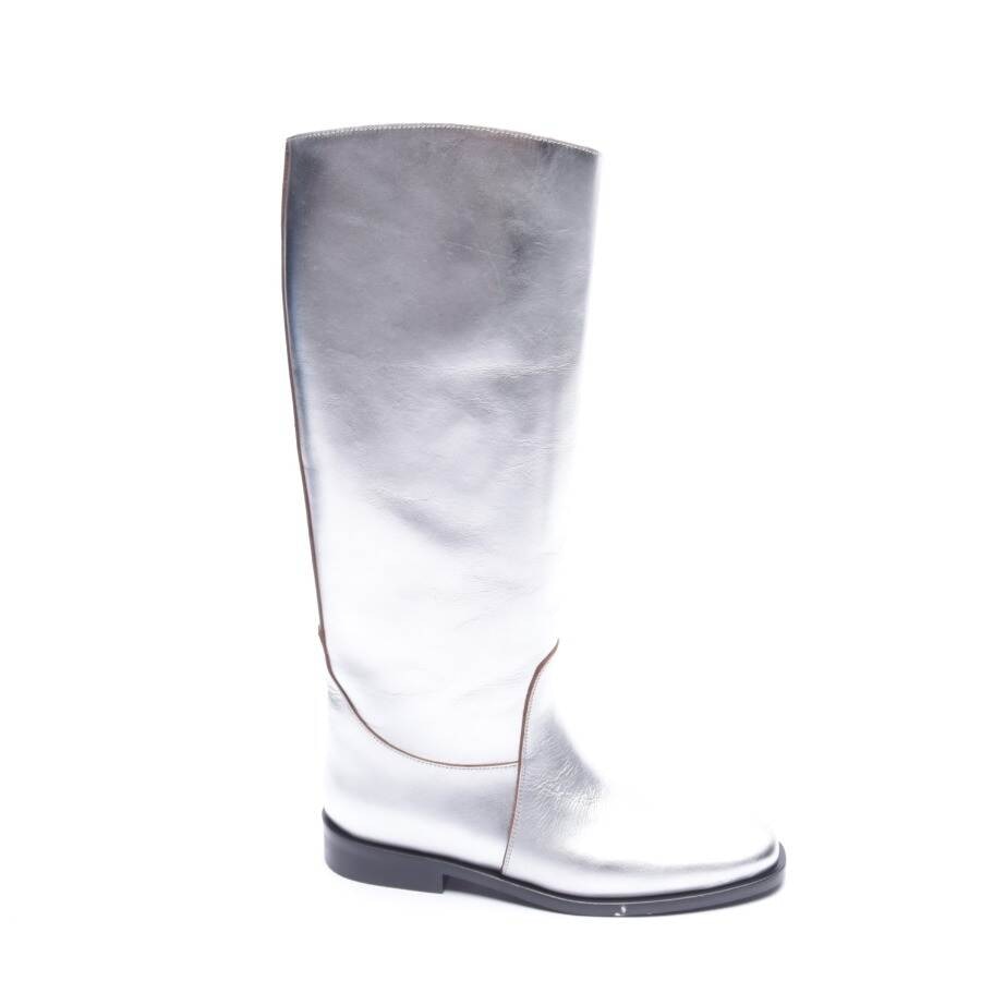 Image 1 of Boots EUR 37 Silver in color Metallic | Vite EnVogue