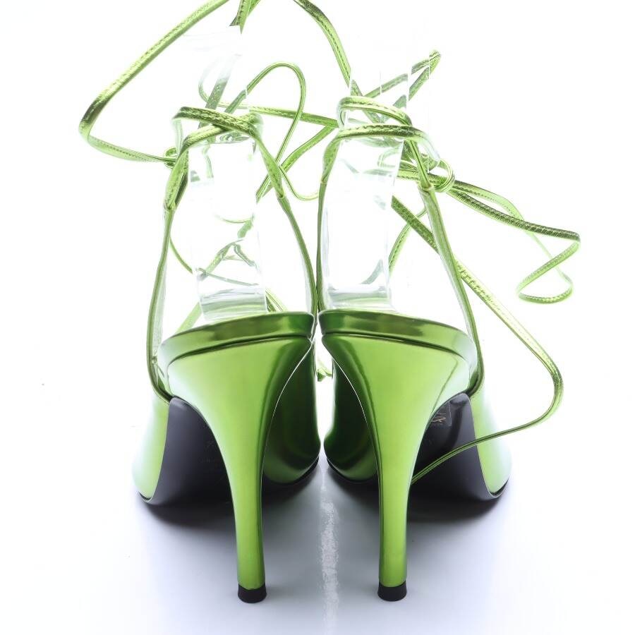 Image 3 of Heeled Mules EUR 38.5 Light Green in color Green | Vite EnVogue