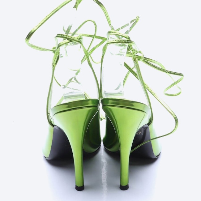 Image 3 of Heeled Mules EUR 38.5 Light Green in color Green | Vite EnVogue