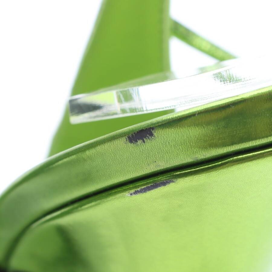 Image 5 of Heeled Mules EUR 38.5 Light Green in color Green | Vite EnVogue