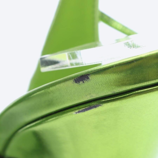 Image 5 of Heeled Mules EUR 38.5 Light Green in color Green | Vite EnVogue