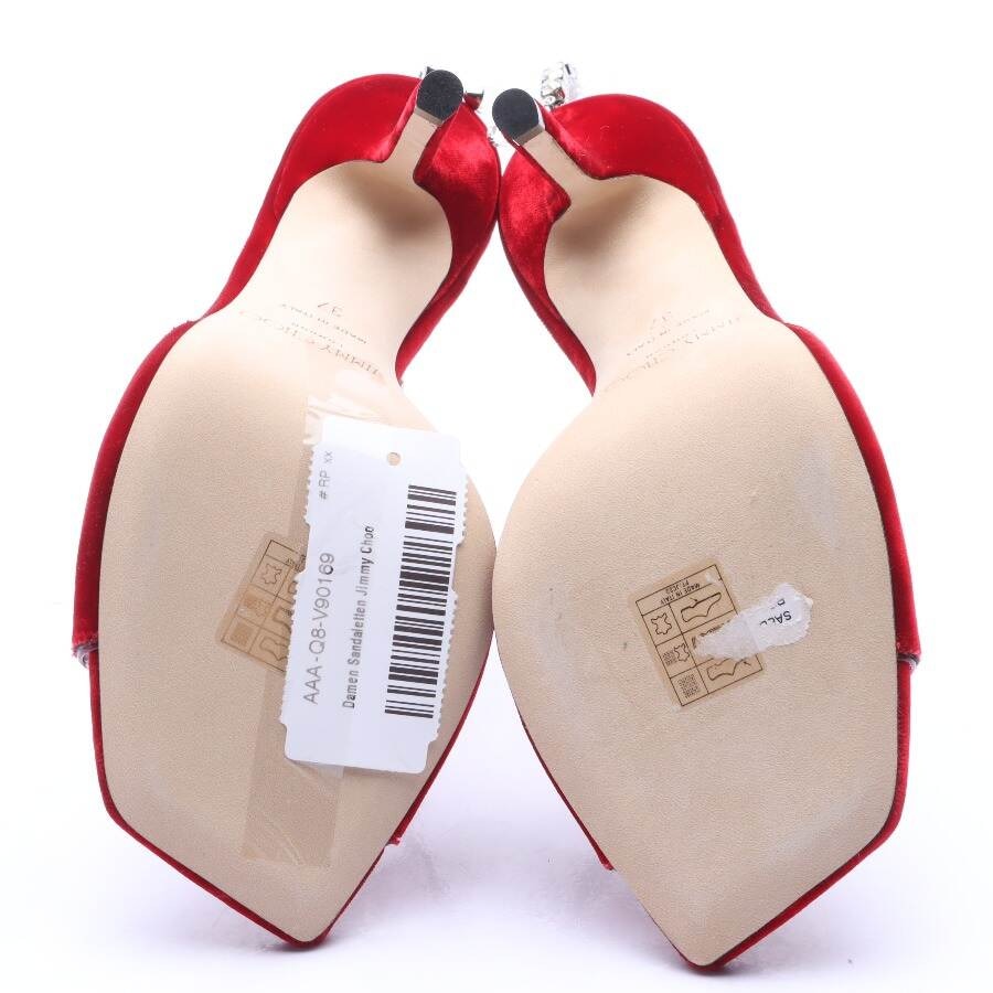 Image 4 of Heeled Sandals EUR 37 Bordeaux in color Red | Vite EnVogue