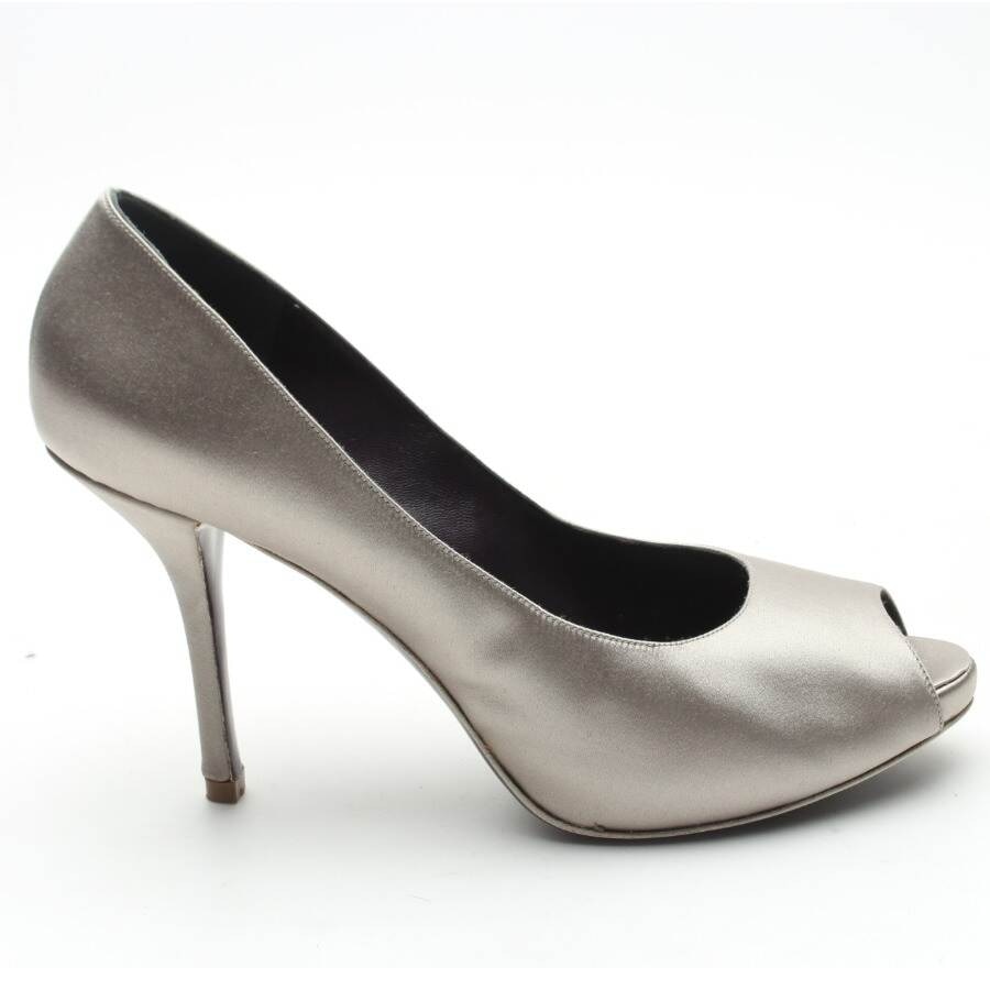 Image 1 of Peep Toes EUR 39.5 Silver in color Metallic | Vite EnVogue