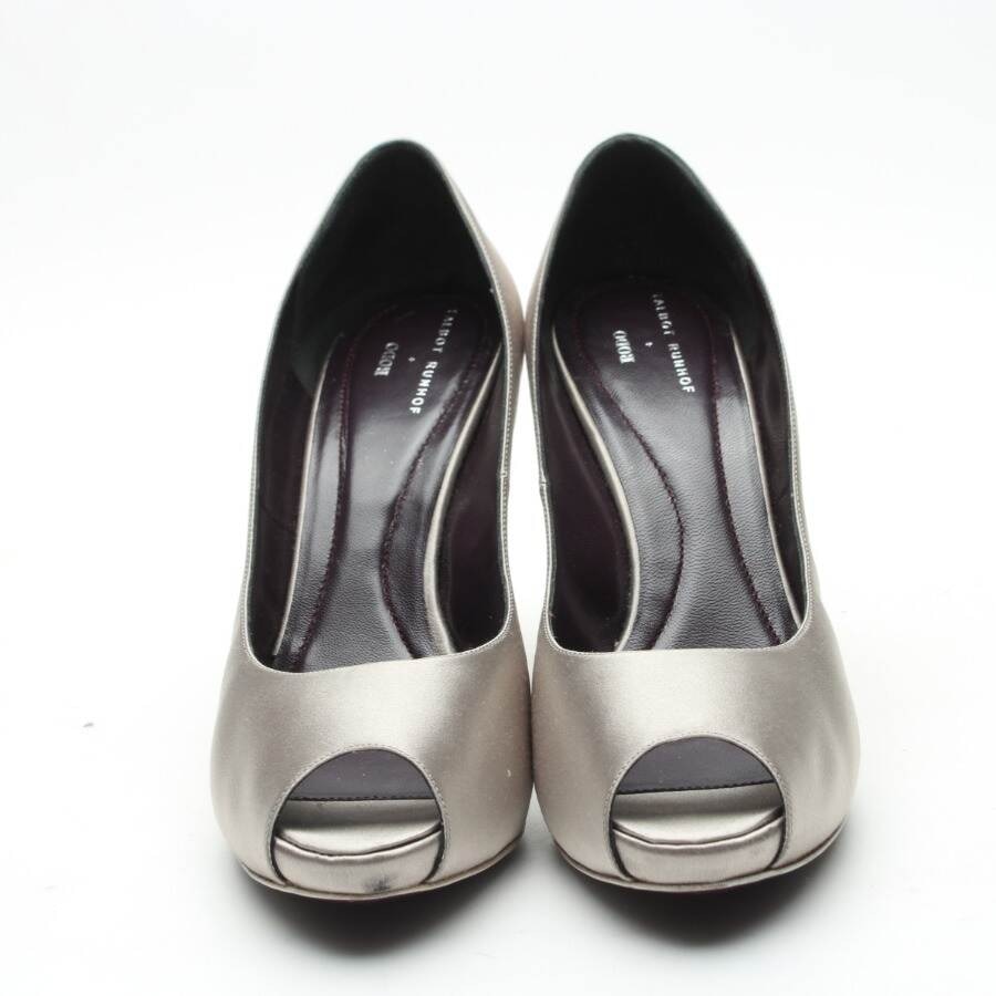 Image 2 of Peep Toes EUR 39.5 Silver in color Metallic | Vite EnVogue