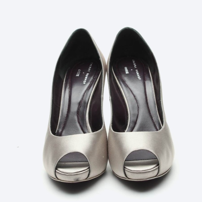 Image 2 of Peep Toes EUR 39.5 Silver in color Metallic | Vite EnVogue