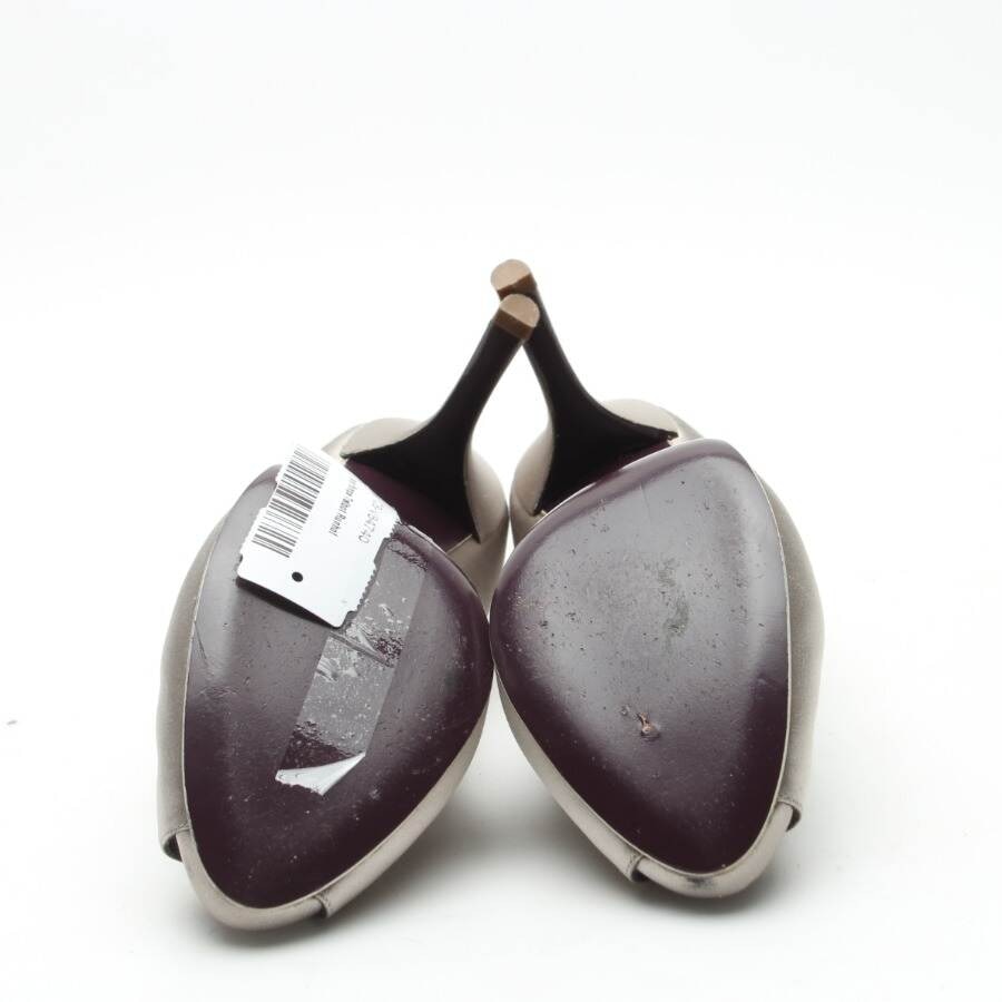 Image 4 of Peep Toes EUR 39.5 Silver in color Metallic | Vite EnVogue
